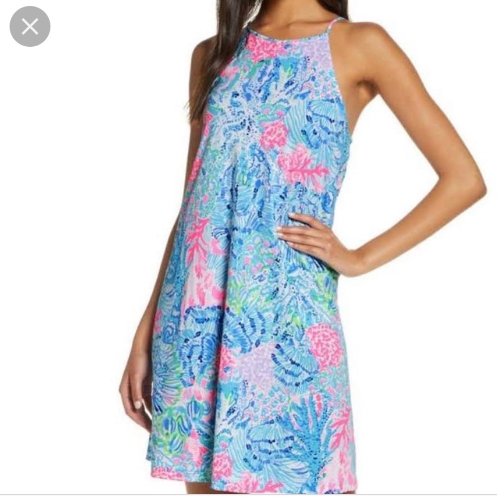 Lilly Pulitzer Margot Swing Dress in Multi Sink or Swim